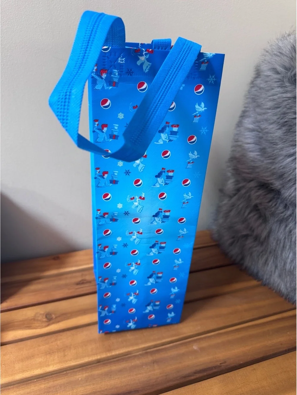 Pepsi branded 2-bottle reusable wine/beverage tote bag